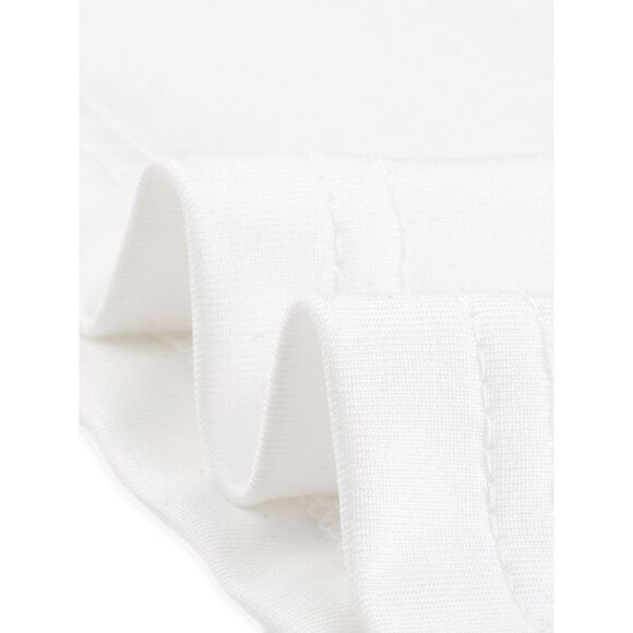 Long Sleeve Sleepwear Lounge Pants with Pockets Pajama Set White - Picture 5 of 5